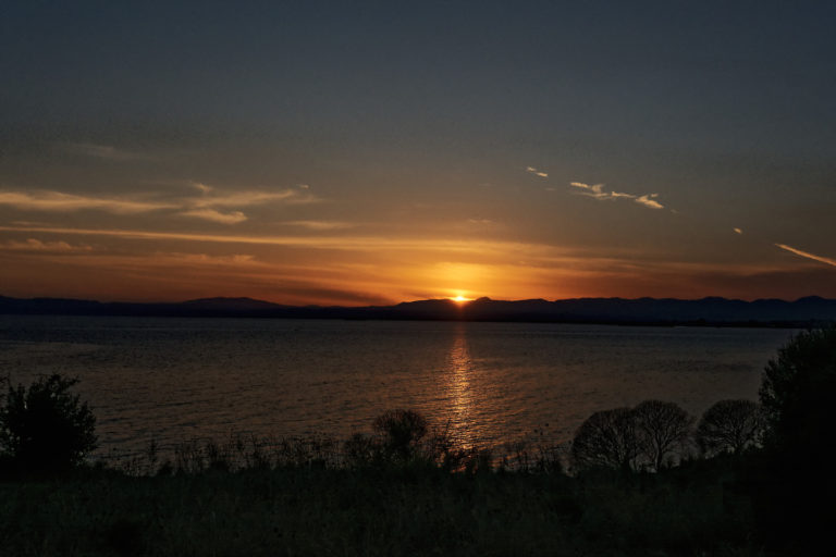 Griechenland Kalamata Sonnenuntergang